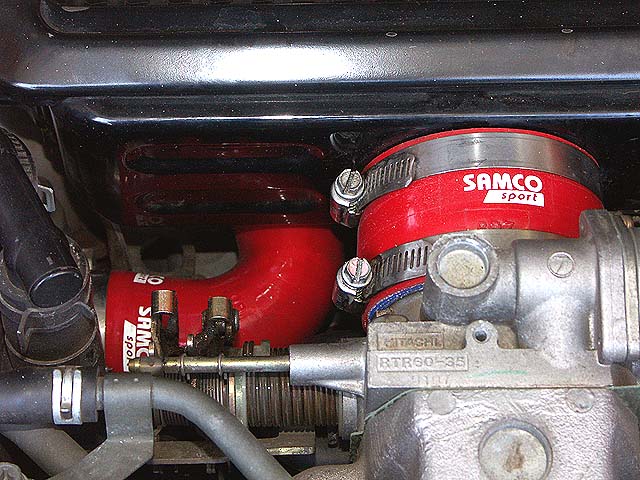 SAMCO サムコ ターボホースキット＆ホースバンドキット ホース本数7本 ランサーエボリューション8 CT9A ブルー 青 40TCS228 - 1